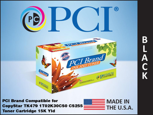 PCI Brand Copystar TK479 Black Toner Cartridge