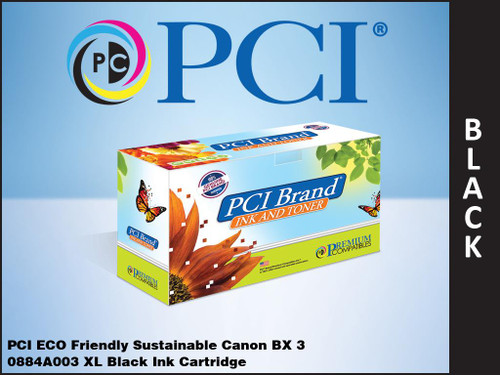 PCI Brand Canon BX3 0884A003AA Black Ink Cartridge