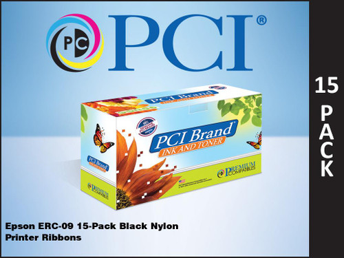 PCI Brand Epson ERC09B 15 Black Ribbon