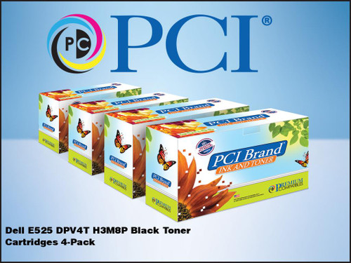 PCI Brand Dell 593 BBJX 4pack toner cartridge PCI Brand Dell 593 BBJX 4pack toner cartridge
