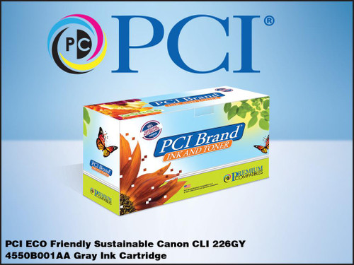 PCI Brand Canon CLI 226GY 4550B001AA Gray Ink Cartridge PCI Brand Canon CLI 226GY 4550B001AA Gray Ink Cartridge