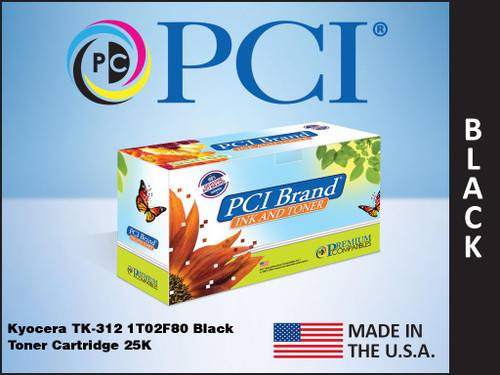 PCI Brand Kyocera TK3132 Black Toner Cartridge