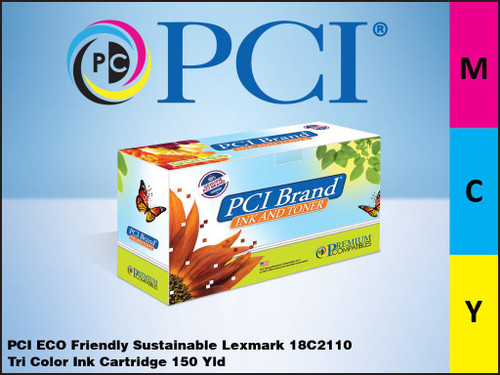 PCI Brand Lexmark 18C2110 Tri Color Inkjet Cartridge PCI Brand Lexmark 18C2110 Tri Color Inkjet Cartridge