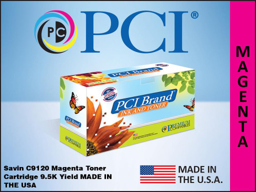PCI Brand Savin C9120M Magenta Toner Cartridge PCI Brand Savin C9120M Magenta Toner Cartridge