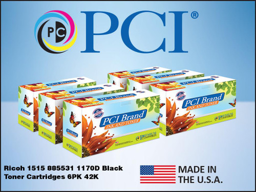 PCI Brand Ricoh 885531 Black Toner Cartridge PCI Brand Ricoh 885531 Black Toner Cartridge