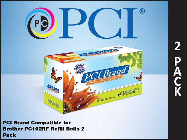 PCI Brand Brother PC102RF Black Ribbon