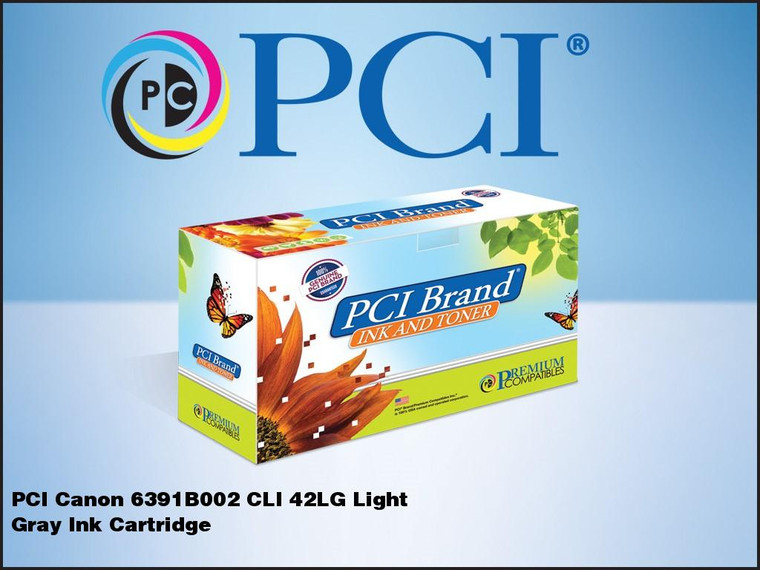 PCI Brand Canon 6391B002 CLI42LG Light Gray ink Cartridge