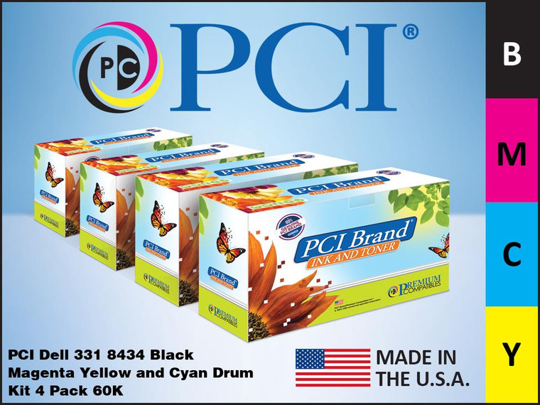 PCI Brand Dell TWR5P 33109755 Black Toner Cartridge