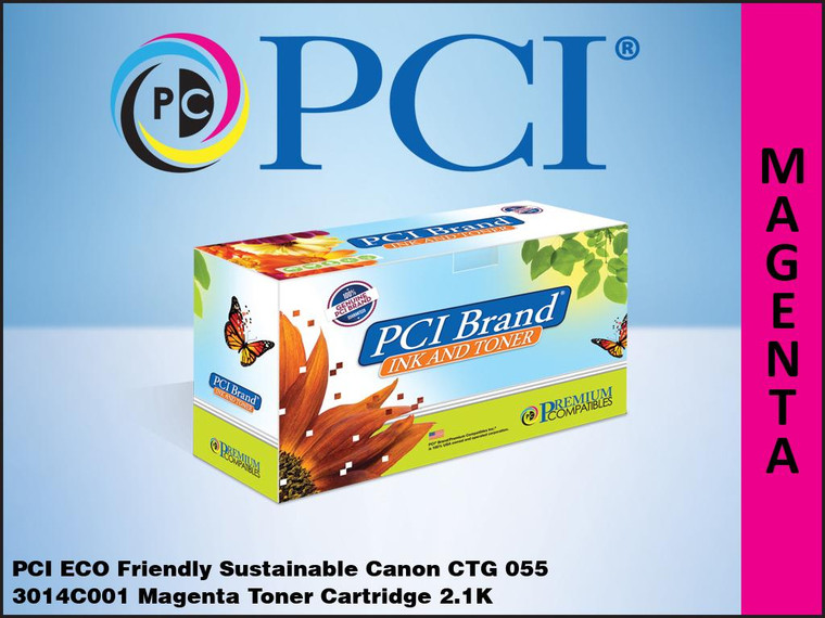 PCI Brand Canon 055 3014C001 Magenta Toner