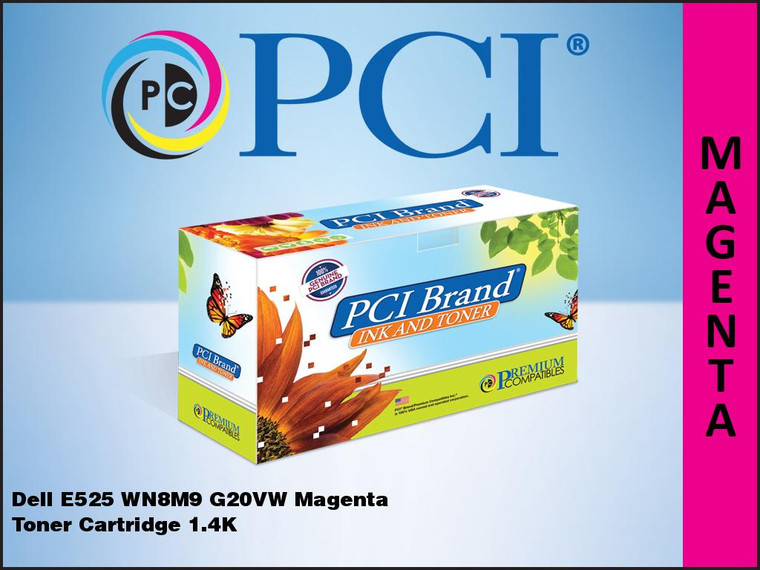 PCI Brand Dell 593 BBJV magenta toner cartridge