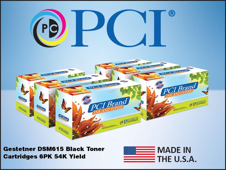 PCI Brand Gestetner 89896 Black Toner Cartridge