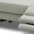 60" Grey Genuine Leather And Black Power Reclining Love Seat with USB