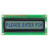1x16 LCD Character STN+ Gray with Y/G Backlight Display Front Off