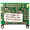 2x8 LCD Character STN Geel/Groen Display met Y/G Backlight PCB Back