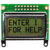 2x8 Character LCD STN+ Yellow/Green Display Front