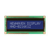 LCD 2x16 caracteres STN Azul - Luz de fundo branca visor frontal OFF
