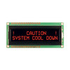 LCD 2x16 Character FSTN - Rood backlight-display front ON