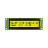 2x20 Character LCD Module STN+ Gray with Yellow/Green Backlight front ON