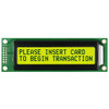 2x20 Character Serial LCD STN Gray with Yellow/Green Backlight Front On