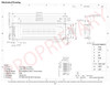 Especificación de dibujo para NHD-0220DZ-NSW-BBW