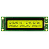 LCD STN 2x24 caractères jaune/vert avec rétroéclairage Y/G Front On