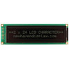 2x24 caracteres LCD DFSTN- com luz de fundo branca apagada