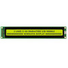 2x40 Character LCD STN Gray with Yellow/Green Backlight Front On