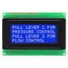 4x16 Character LCD STN Blue with White Backlight Front On