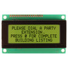 LCD de 4x20 caracteres STN Amarillo Verde con retroiluminación Y/G Frontal Apagado