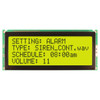 4x20 Character LCD STN Yellow/Green with Y/G Backlight Front On