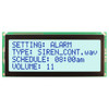 20x4 Character LCD STN Gray with White Backlight Front On