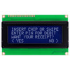 20x4 Character LCD STN Blue with White Backlight Front Off