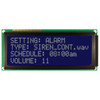 20x4 Character STN Blue LCD with White Backlight Front Off