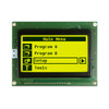 128x64 Grafisch LCD STN+ Geel/Groen met YG Backlight Display voorkant ON