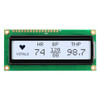 144x32 Graphic LCD FSTN+ White Backlight Display front ON