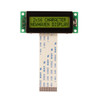 Visor LCD 2x16 caracteres Amarelo/Verde Luz de fundo frontal OFF