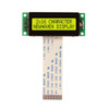 LCD 2x16 caracteres Amarelo/Verde Backlight Display frontal ON