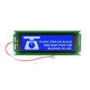 240x64 Graphic LCD STN- Blue with White Backlight Display front ON