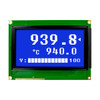 240x128 Graphic LCD STN- Blue with White Backlight Display front ON