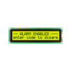 LCD 2x20 Character STN Yellow/Green with Y/G Backlight front ON