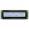 LCD STN a 2x20 caratteri grigio con retroilluminazione bianca Front On