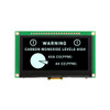 2.7 inch White Graphic OLED Module front ON