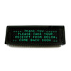 VFD 4x20 Character Glass Dot-Matrix Display front ON