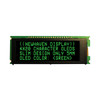Green 4x20 character Slim OLED display front ON