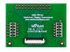 The front of a green circuit board with a 24-pin FFC connector and 2x12 thru-hole connection points.