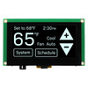 2.7 inch White Graphic OLED Module with Capacitive Touchscreen and Connector front cropped