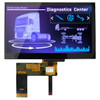 7" LVDS IPS TFT LCD with capacitive touchscreen front ON