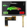 7" LVDS IPS TFT LCD with resistive touchscreen front ON