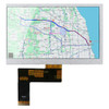 7" IPS TFT LCD with LVDS interface front screen ON