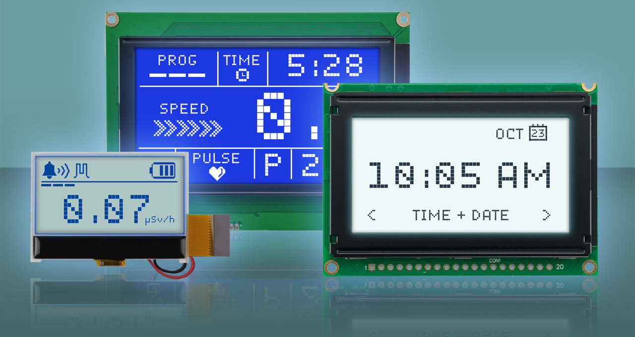 Ecrãs LCD gráficos
